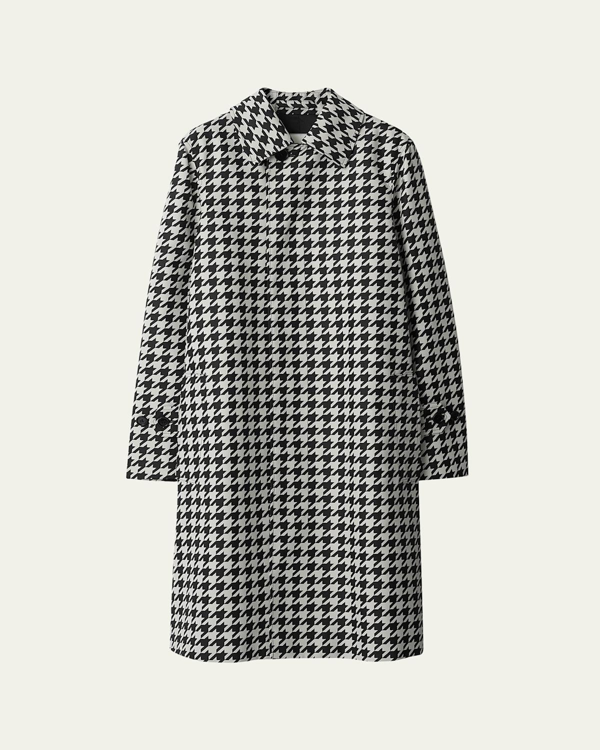 Houndstooth Trench Coat Product Image