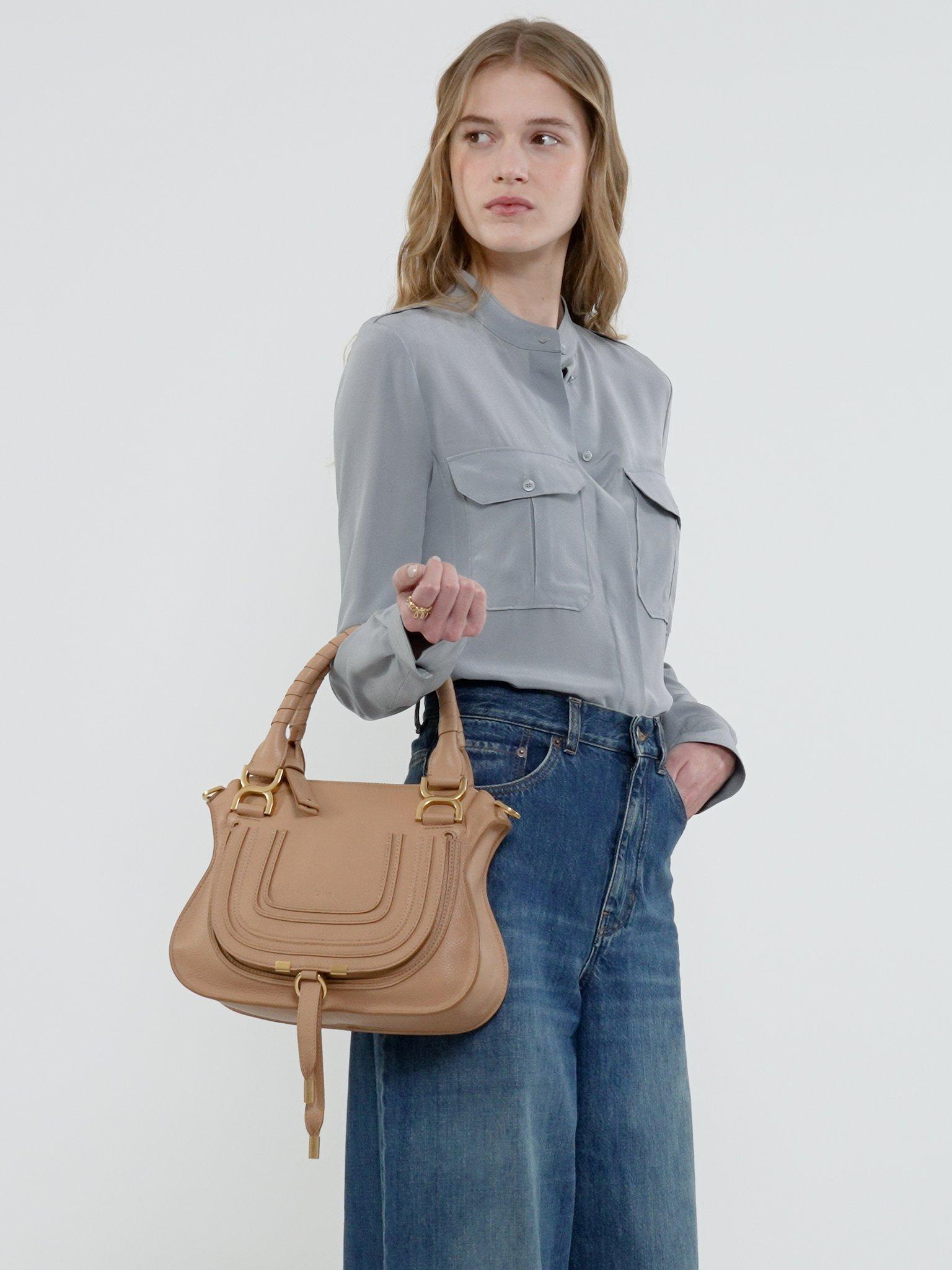 Marcie bag in grained leather Product Image