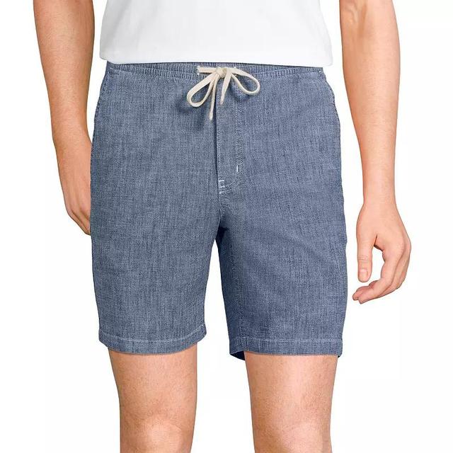 Big & Tall Lands End Comfort-First Knockabout Pull On Deck Shorts, Mens Soft Pink Product Image