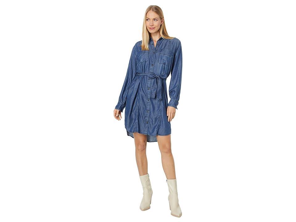 Hatley Riley Shirtdress (Maritime Denim Wash) Women's Clothing Product Image