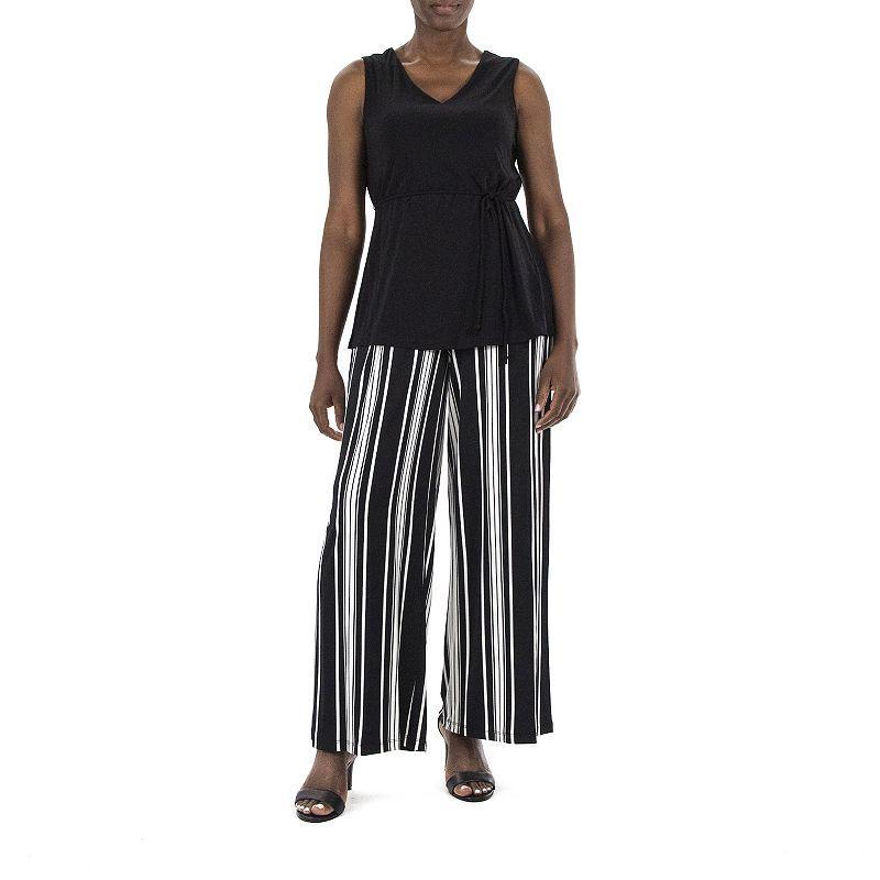 Womens Nina Leonard Popover Jumpsuit Product Image