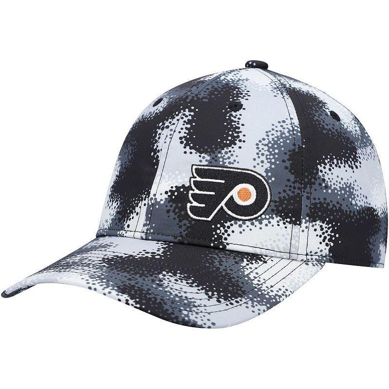 Womens adidas Gray Philadelphia Flyers Camo Slouch Adjustable Hat Product Image