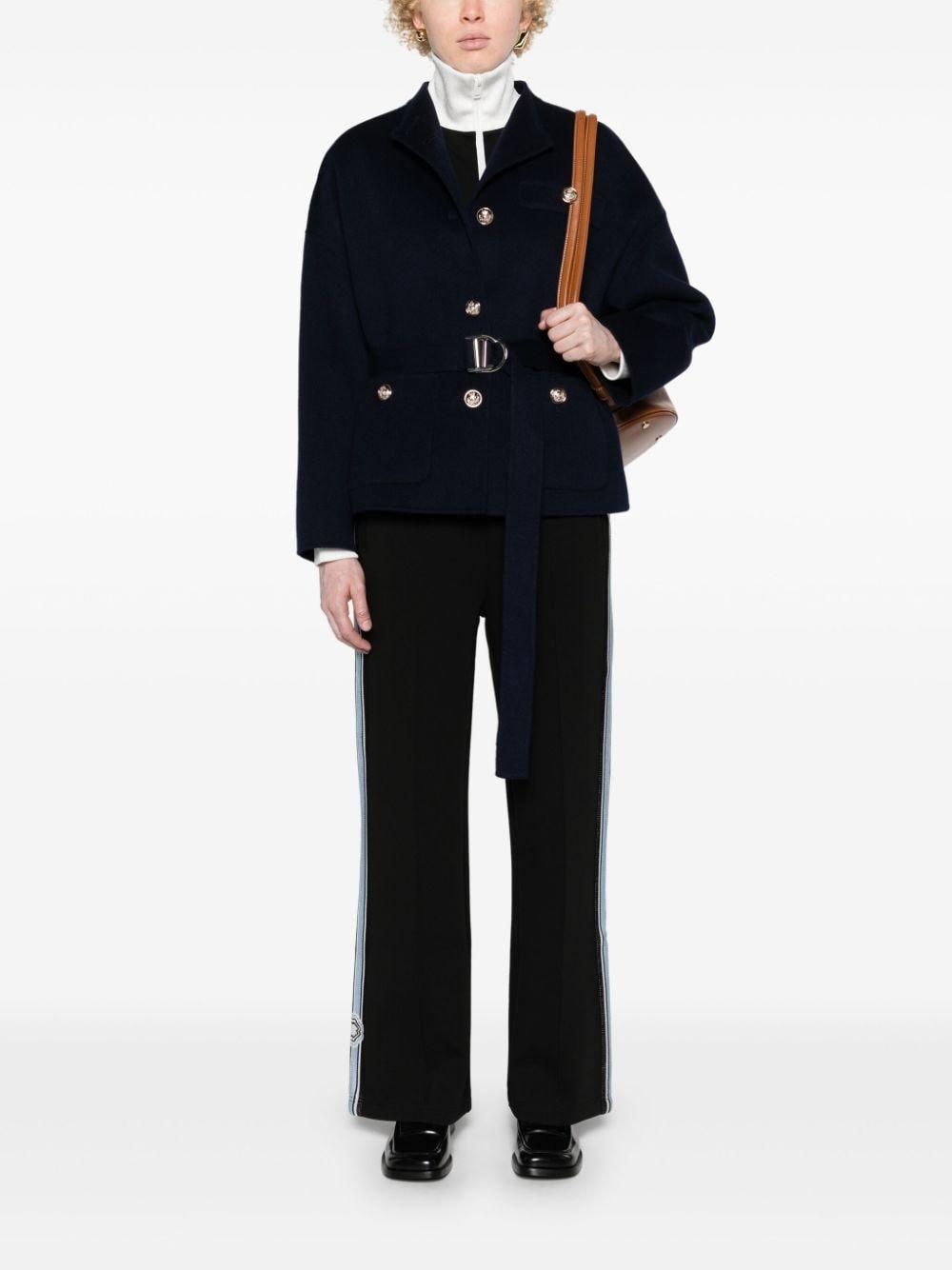 belted wool coat Product Image