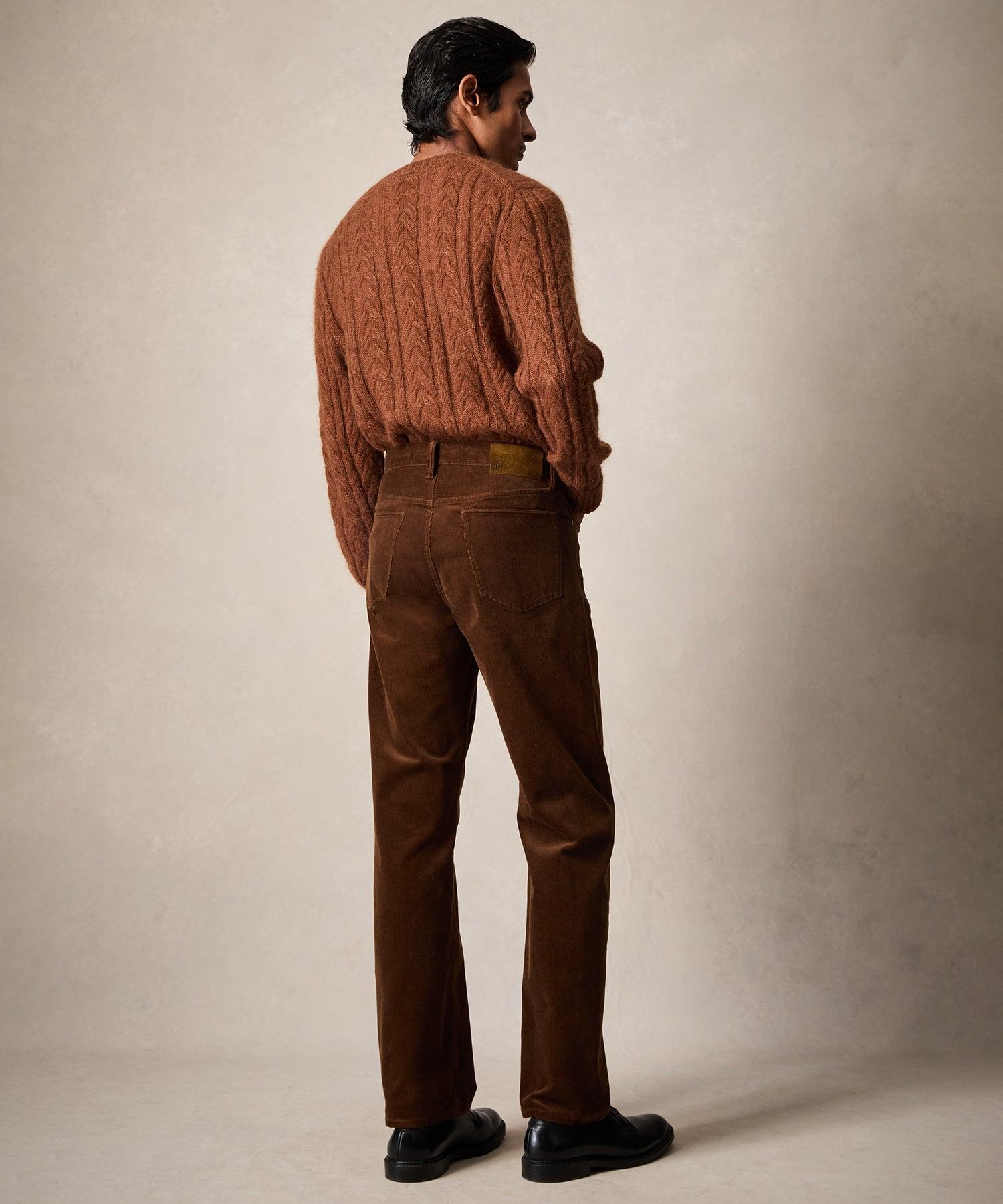 Vintage Straight Fit 5-Pocket Corduroy Pant in Glazed Pecan Product Image