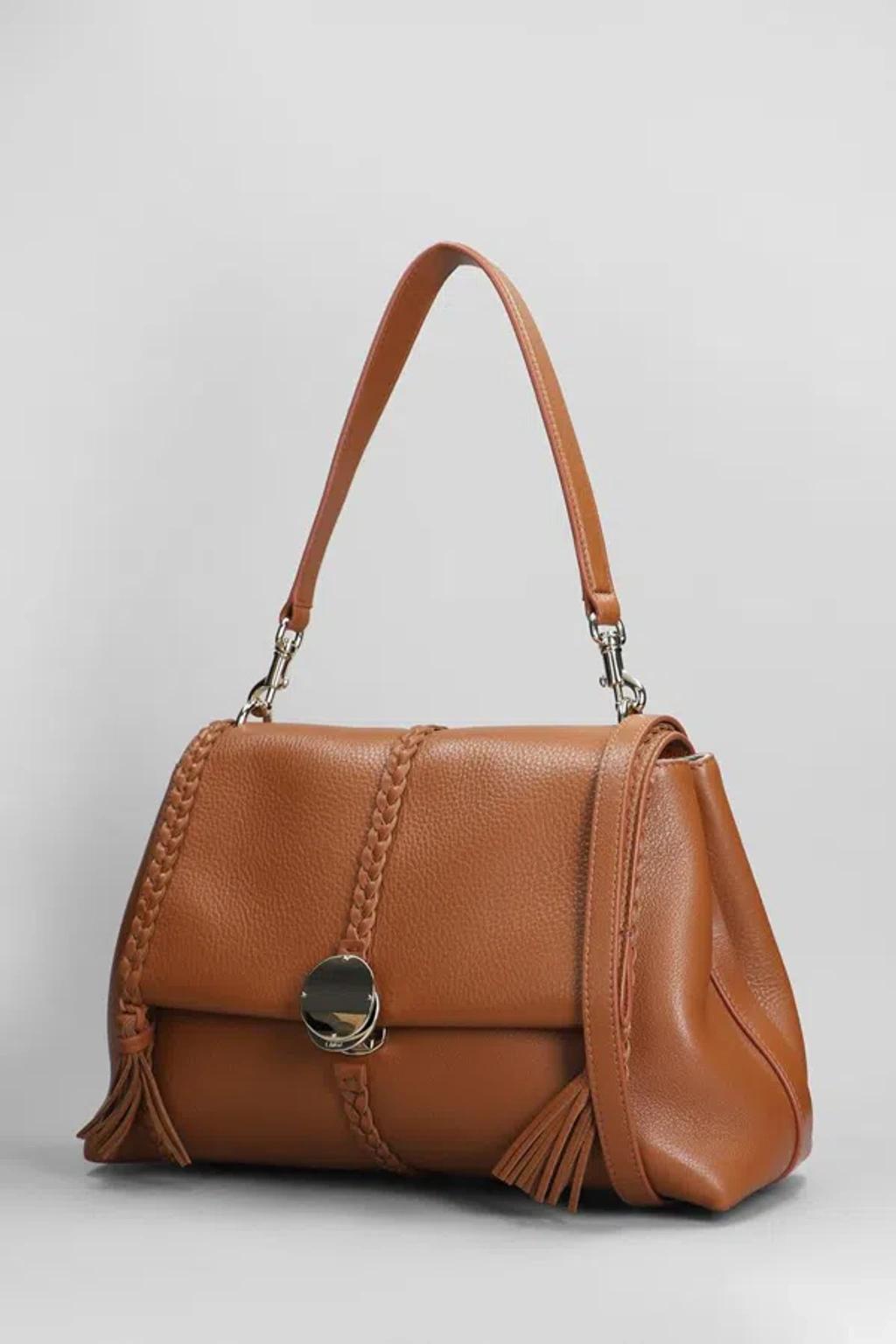 CHLOÉ Penelope Shoulder Bag In Leather Color Leather Product Image