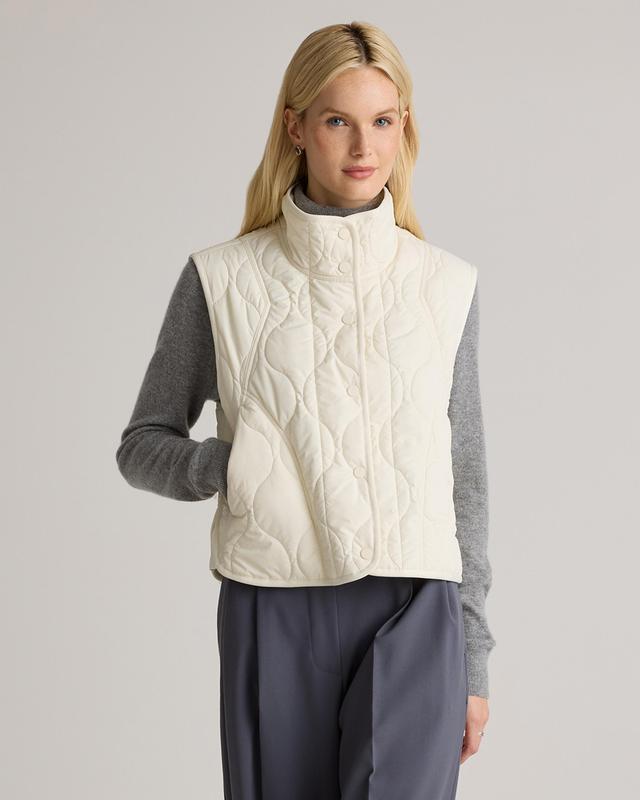 Featherless Quilted Puffer Vest  Product Image