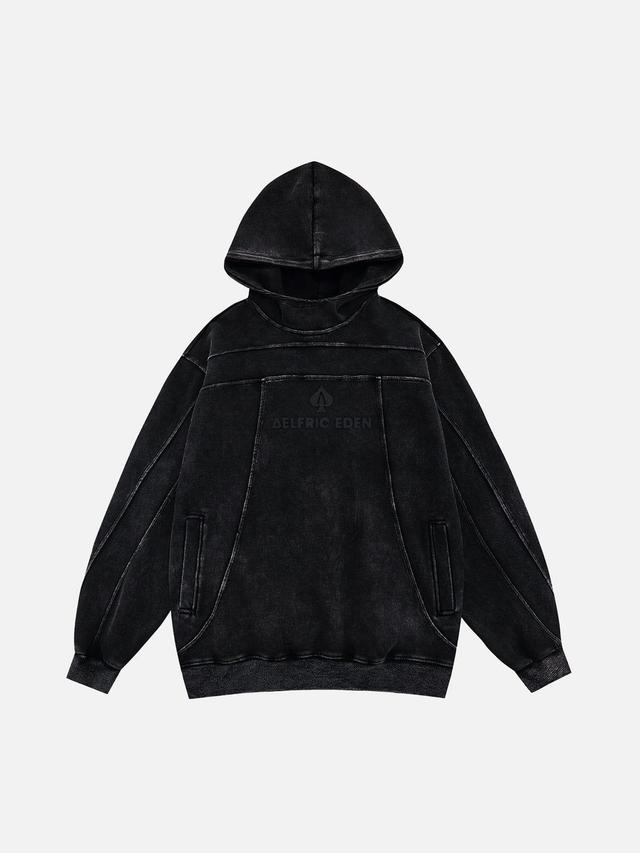 Solid Washed Hoodie Product Image