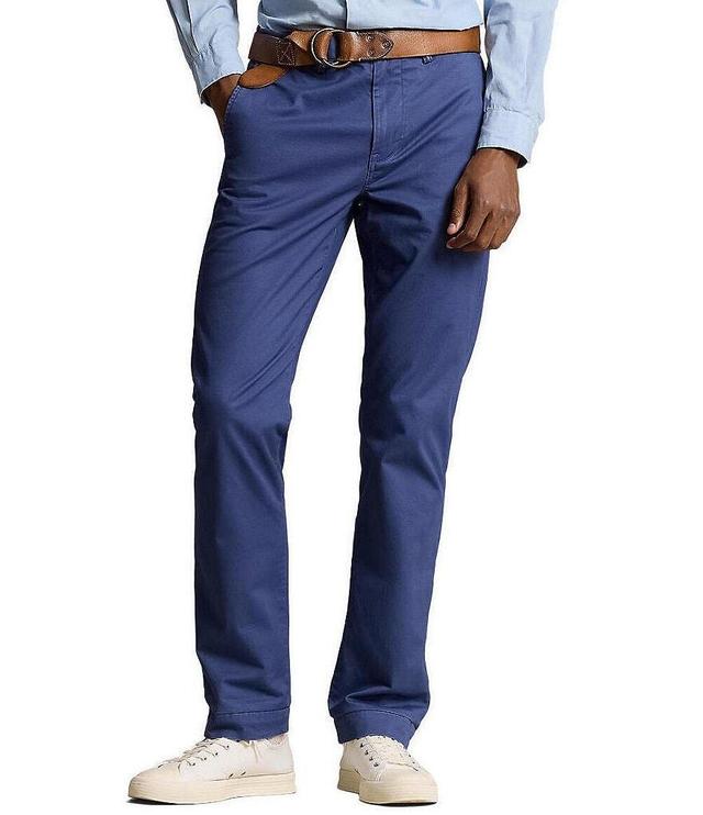 Polo Ralph Lauren Straight Fit Flat Front Stretch Twill Chino Pants Product Image