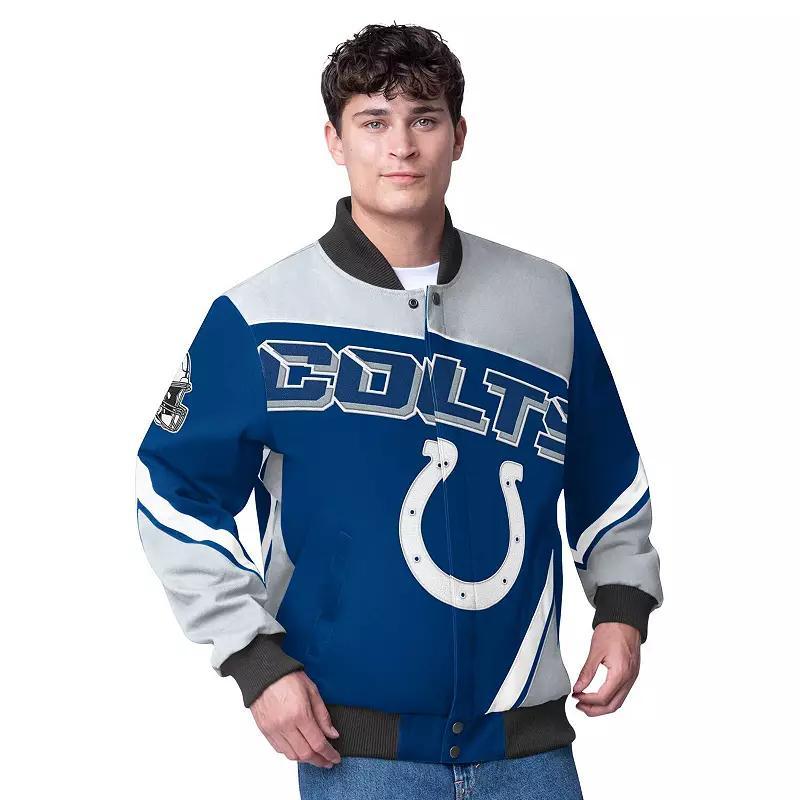 Mens G-III Extreme Royal Indianapolis Colts Maximum Racing Full-Zip Jacket Product Image