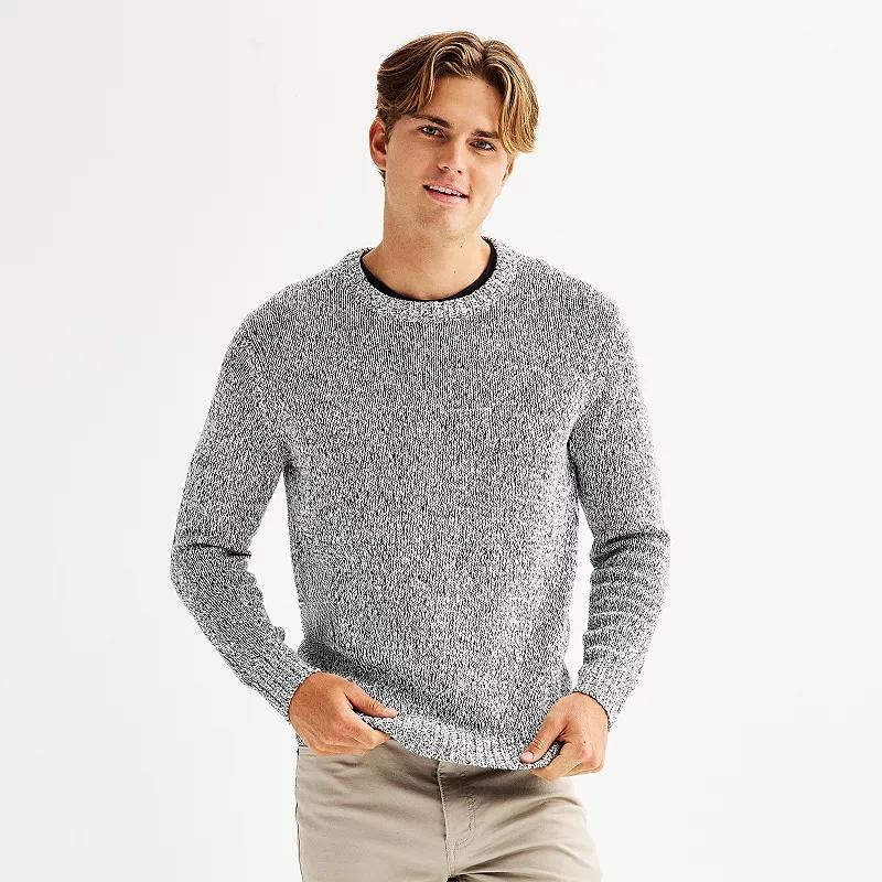 Mens Sonoma Goods For Life Knit Crewneck Sweater Product Image