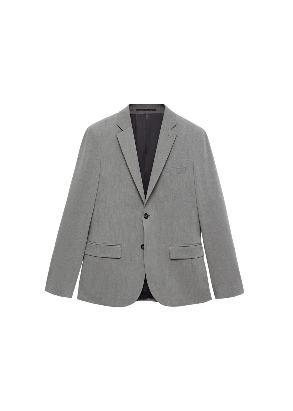 Super slim-fit suit blazer in stretch fabric - Men | MANGO USA Product Image