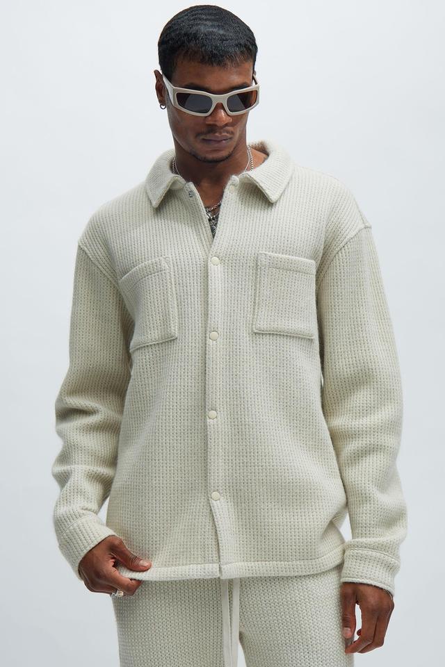 Otis Long Sleeve Shirt - Off White Product Image