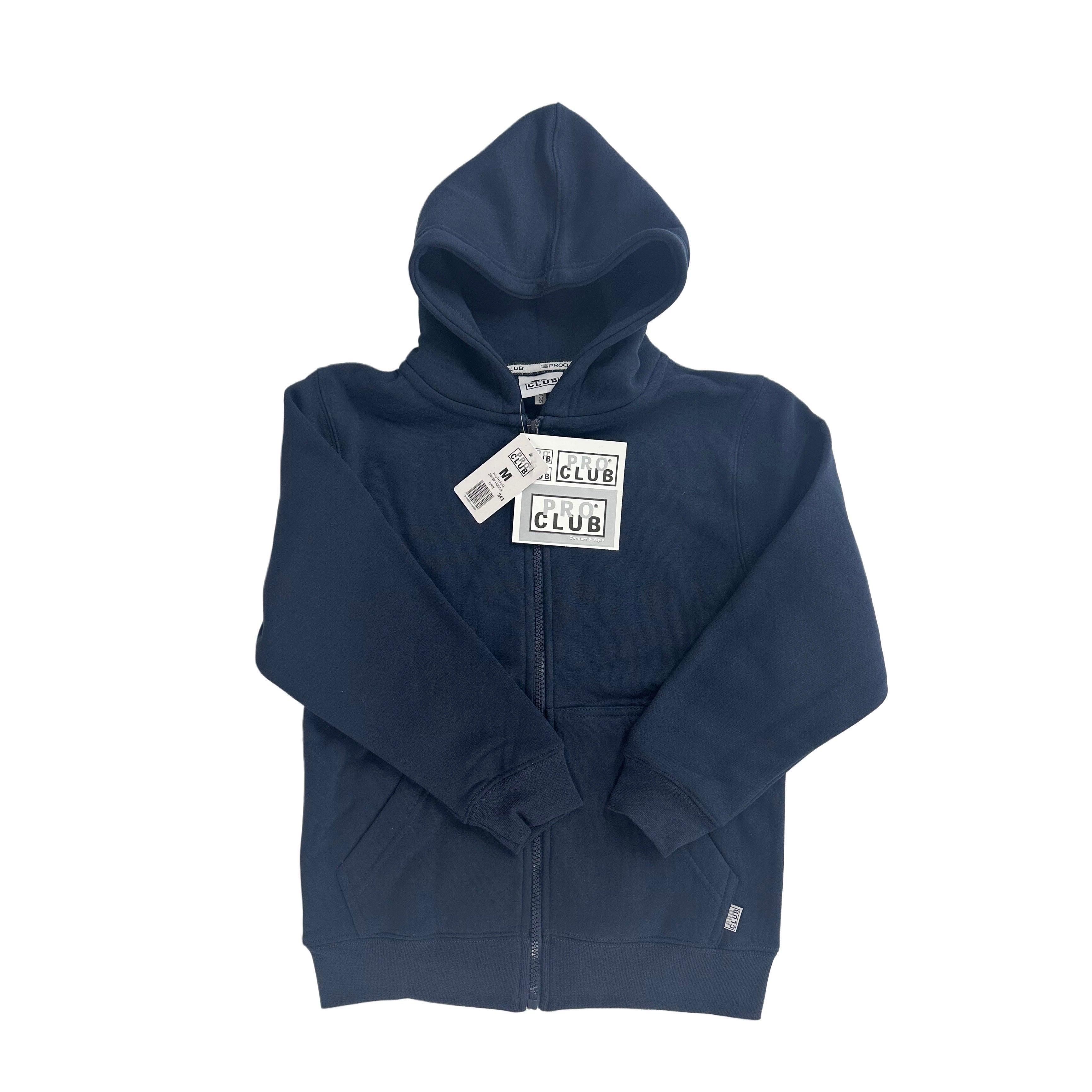 Pro Club Youth Fleece Full Zip Hoodie Male Product Image