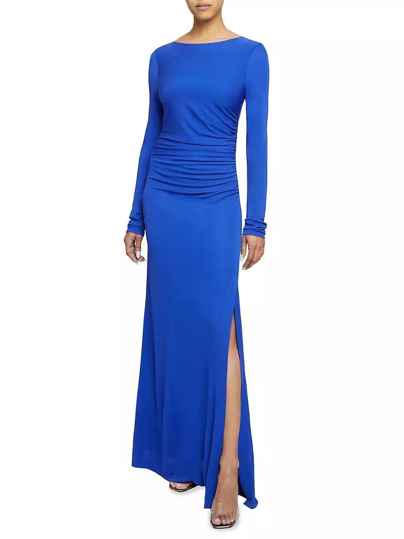 Ruched Jersey Maxi Dress Product Image