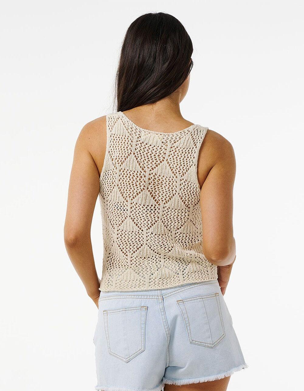 RIP CURL Island Hopper Womens Crochet Tank Top Product Image