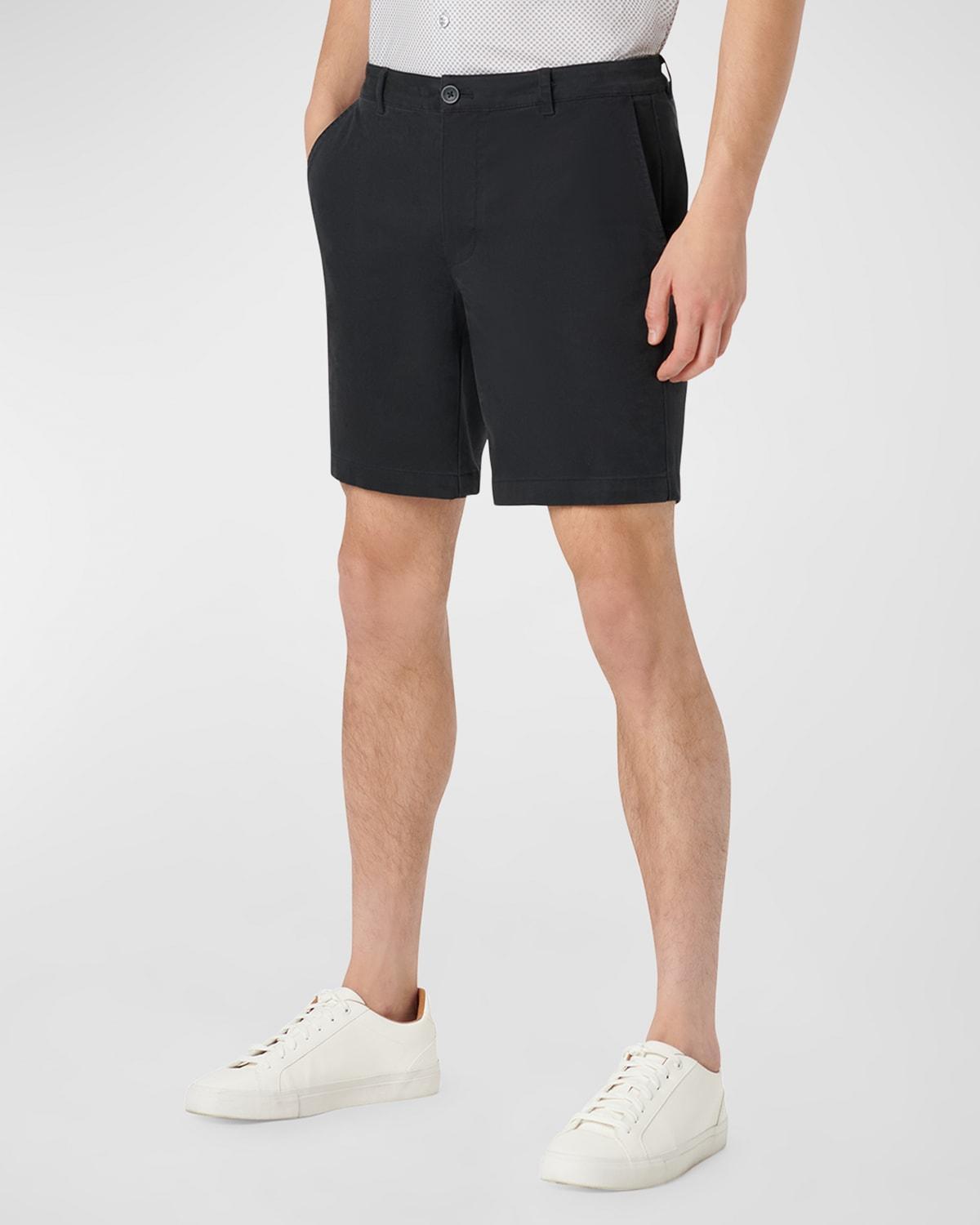 Bugatchi Theo Flat Front Stretch Chino Shorts Product Image