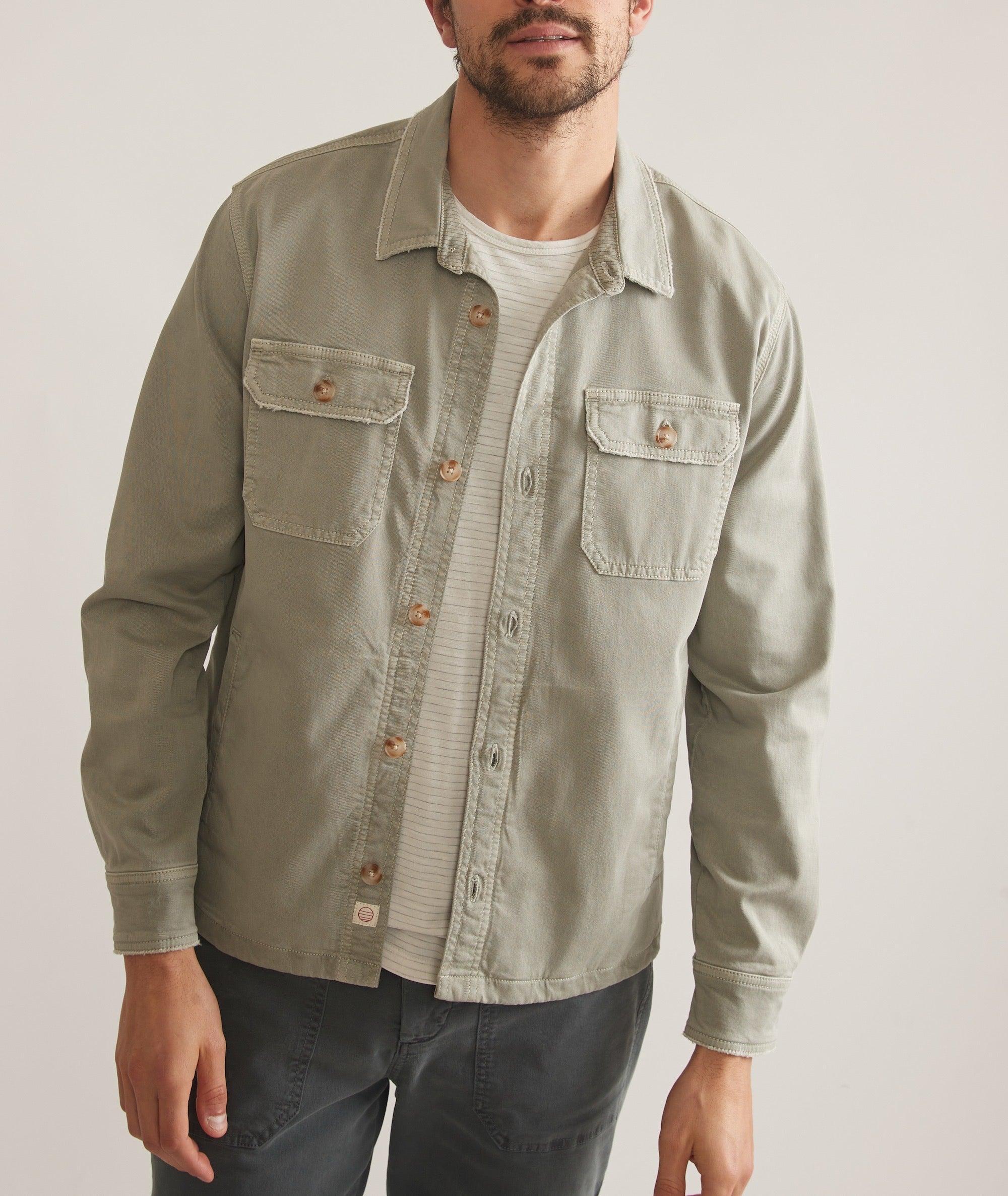 Garment Dye Twill Overshirt Product Image