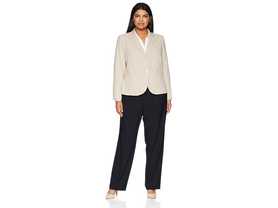 Calvin Klein Plus Size Classic Fit Straight Leg Pants Product Image