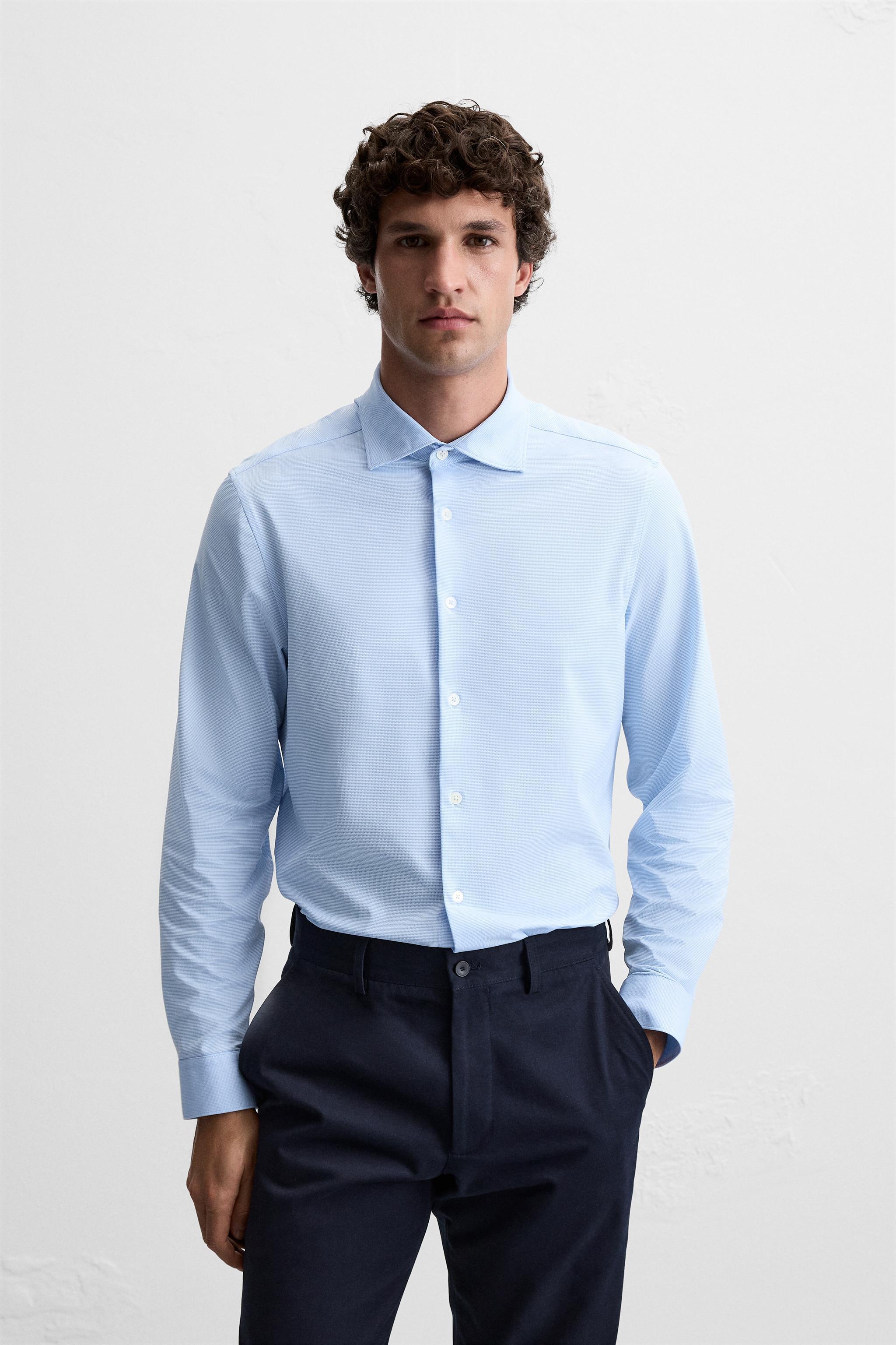 TEXTURED STRETCH SHIRT Product Image