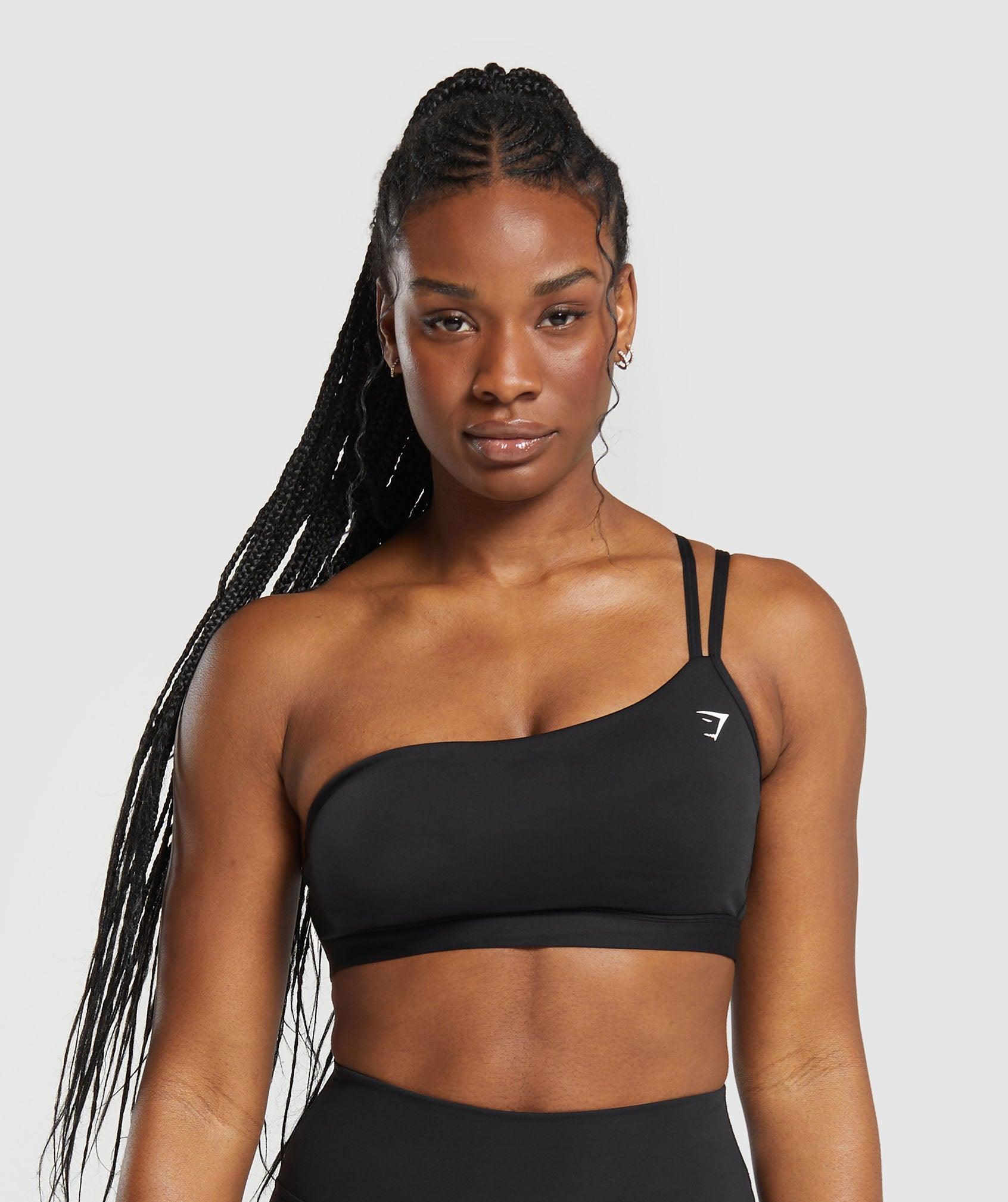 One Shoulder Sports Bra Product Image