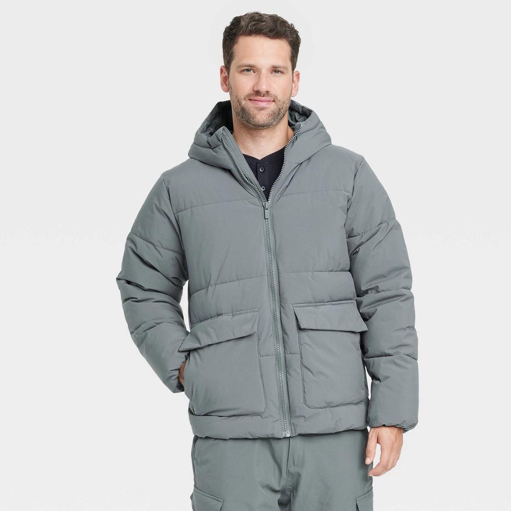 Mens Heavy Puffer Jacket - All In Motion L Product Image