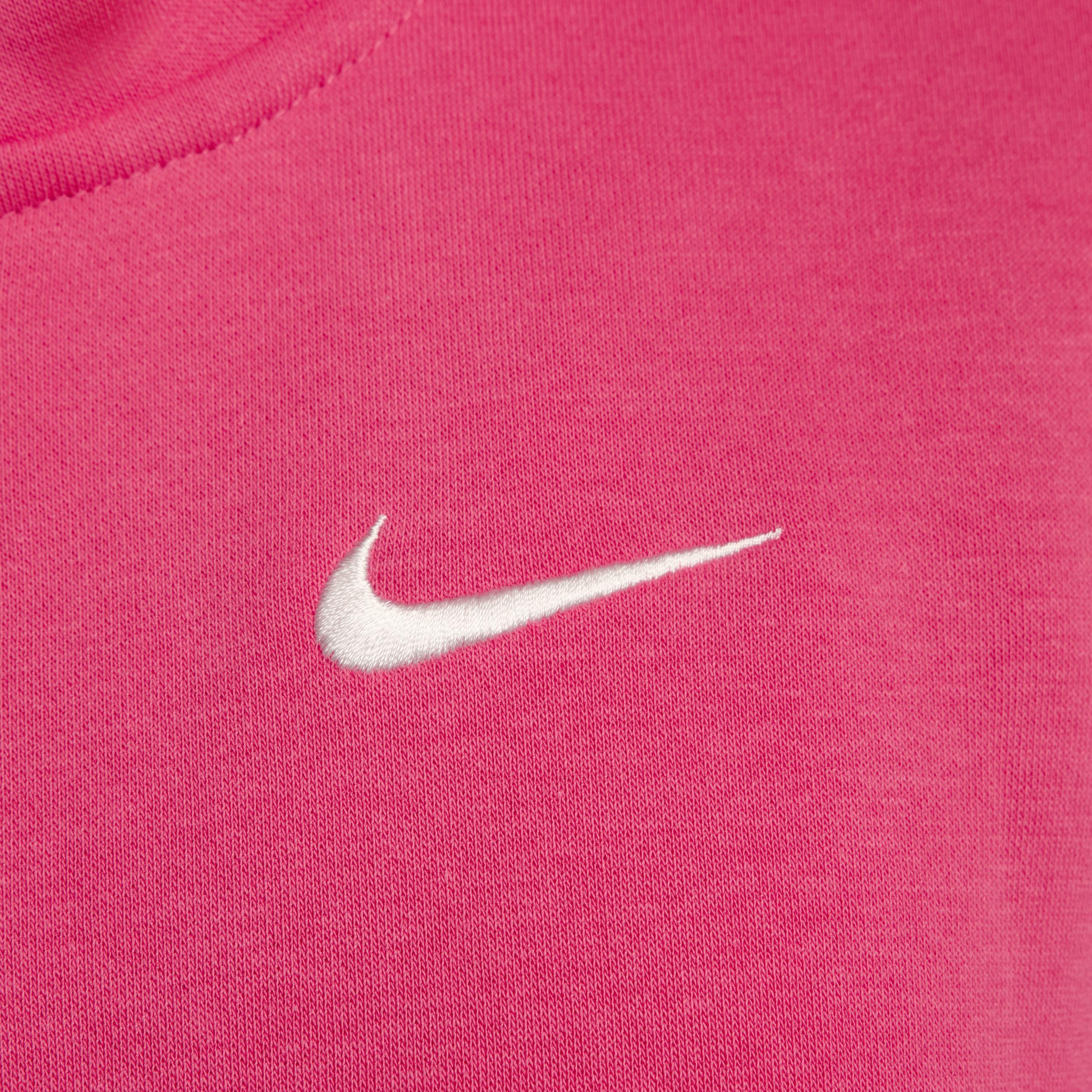 Nike Womens NSW Phoenix OS Fleece Track Jacket - Aster Pink/Sail Product Image