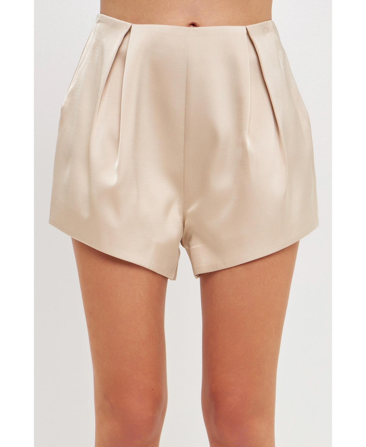 Grey Lab Womens High Waisted Balloon Shorts Product Image