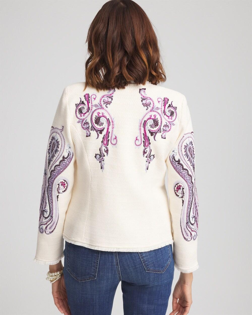 Embroidered Paisley Lady Jacket Product Image