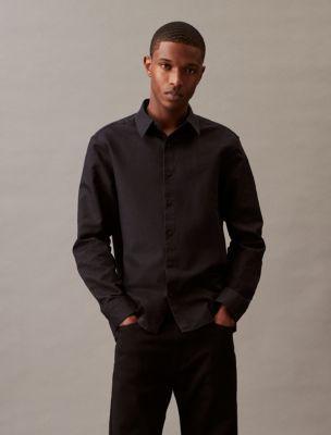 Solid Linen Blend Classic Button-Down Shirt Product Image