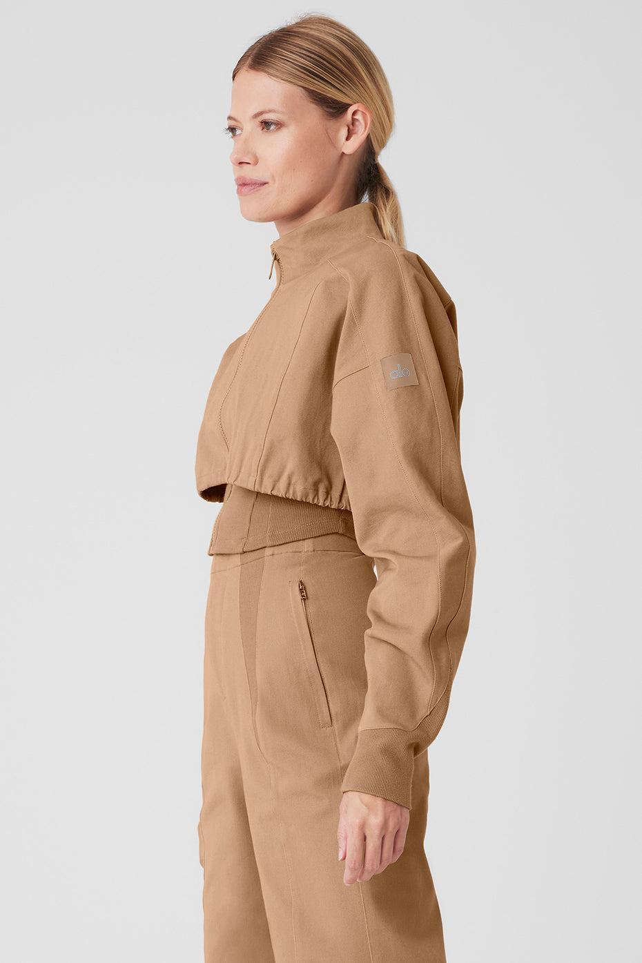 On Point Moto Jacket - Toasted Almond Product Image