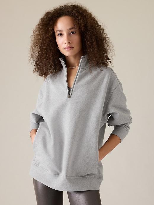 Forever Fleece 1/4 Zip Sweatshirt Product Image