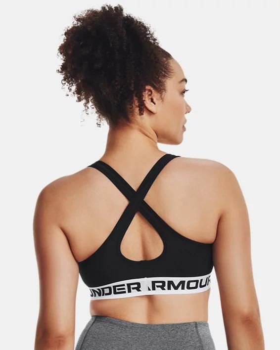 Women's Armour® Mid Crossback Sports Bra Product Image