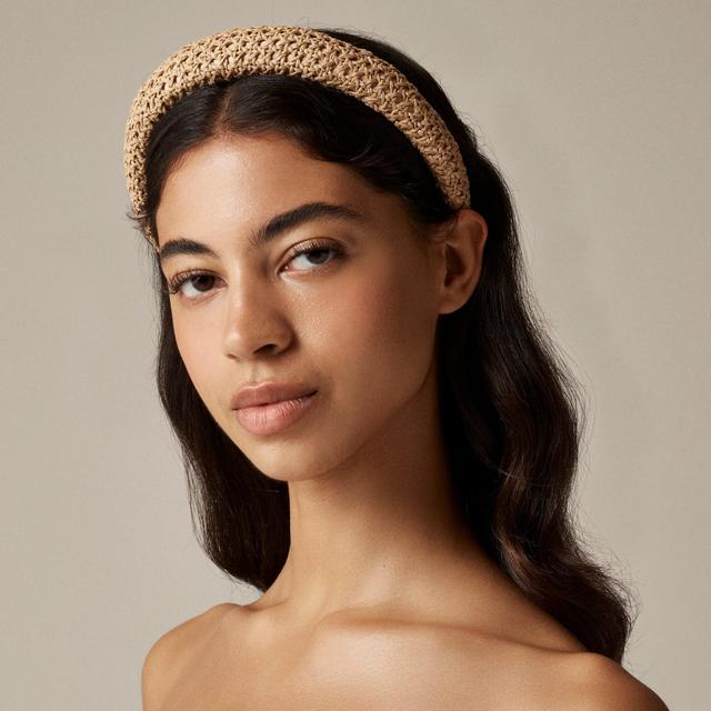 Oversized woven net headband Product Image