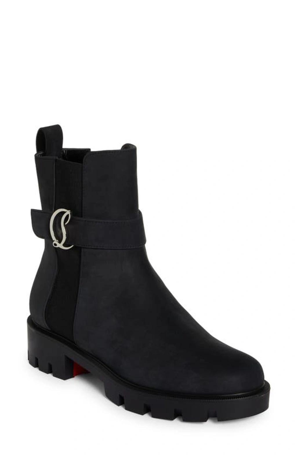 Cl Logo Lug Sole Chelsea Boot In Black product image