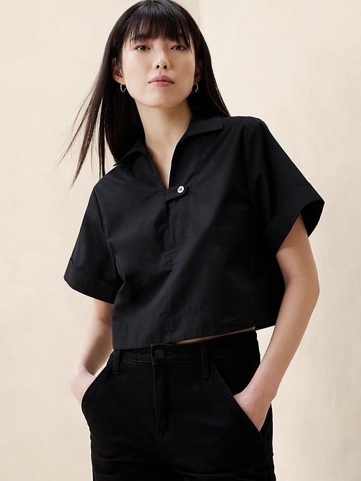 Poplin Cropped Top Product Image