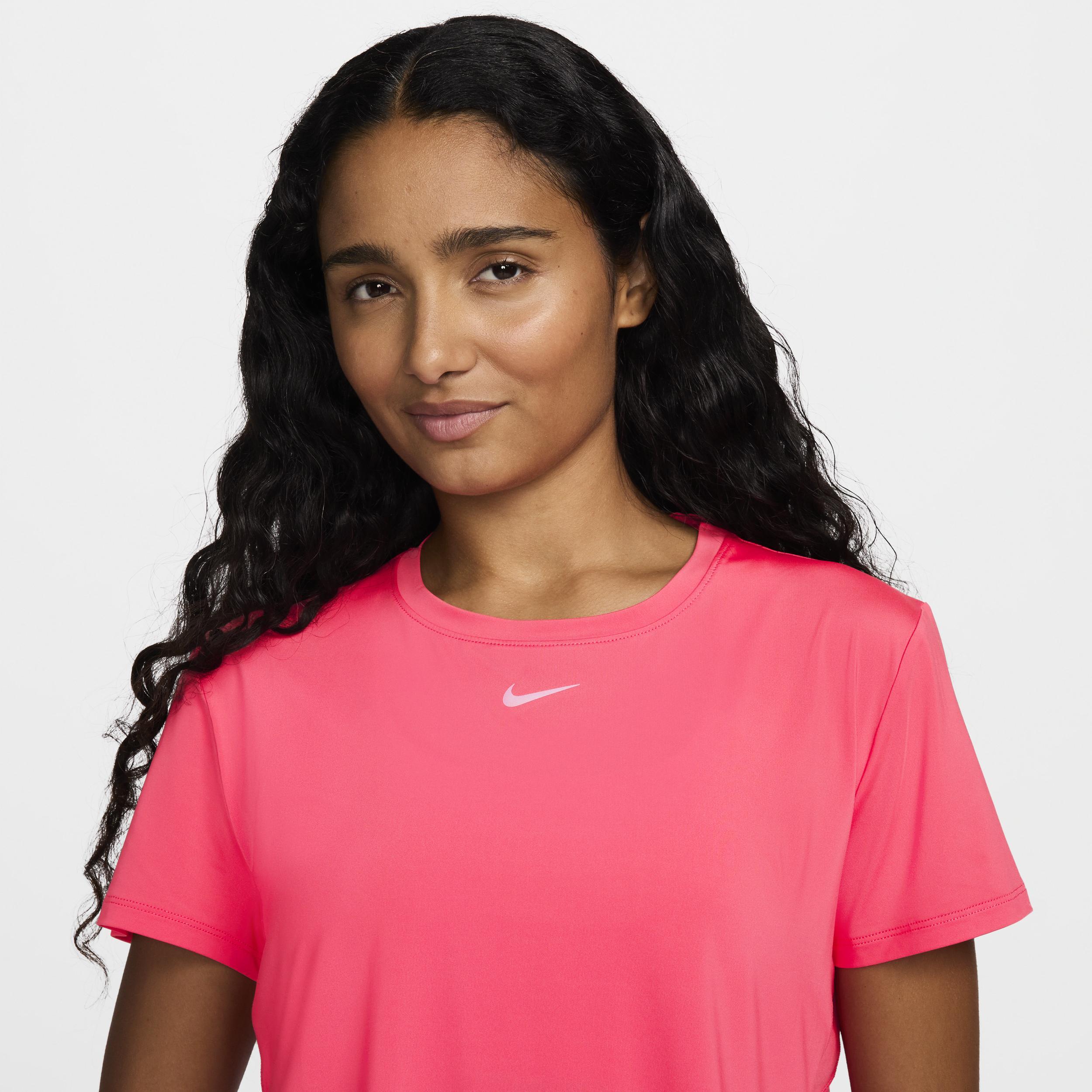 Nike Women's One Classic Dri-FIT Short-Sleeve Cropped Top Product Image