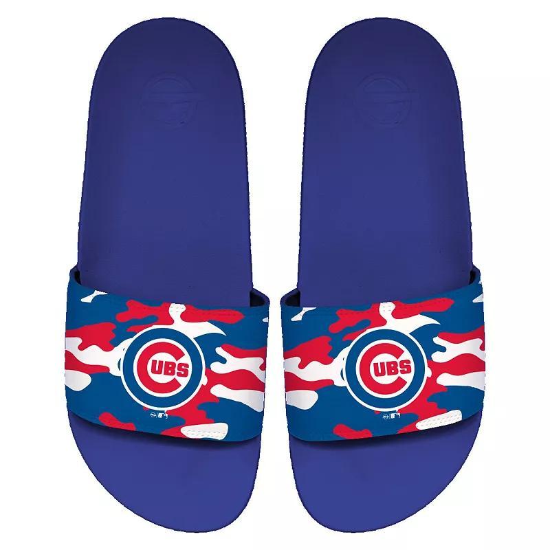 Mens ISlide Chicago Cubs Camo Motto Slide Sandals Product Image