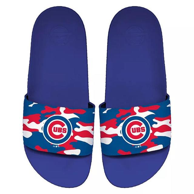 Mens ISlide Chicago Cubs Camo Motto Slide Sandals Product Image