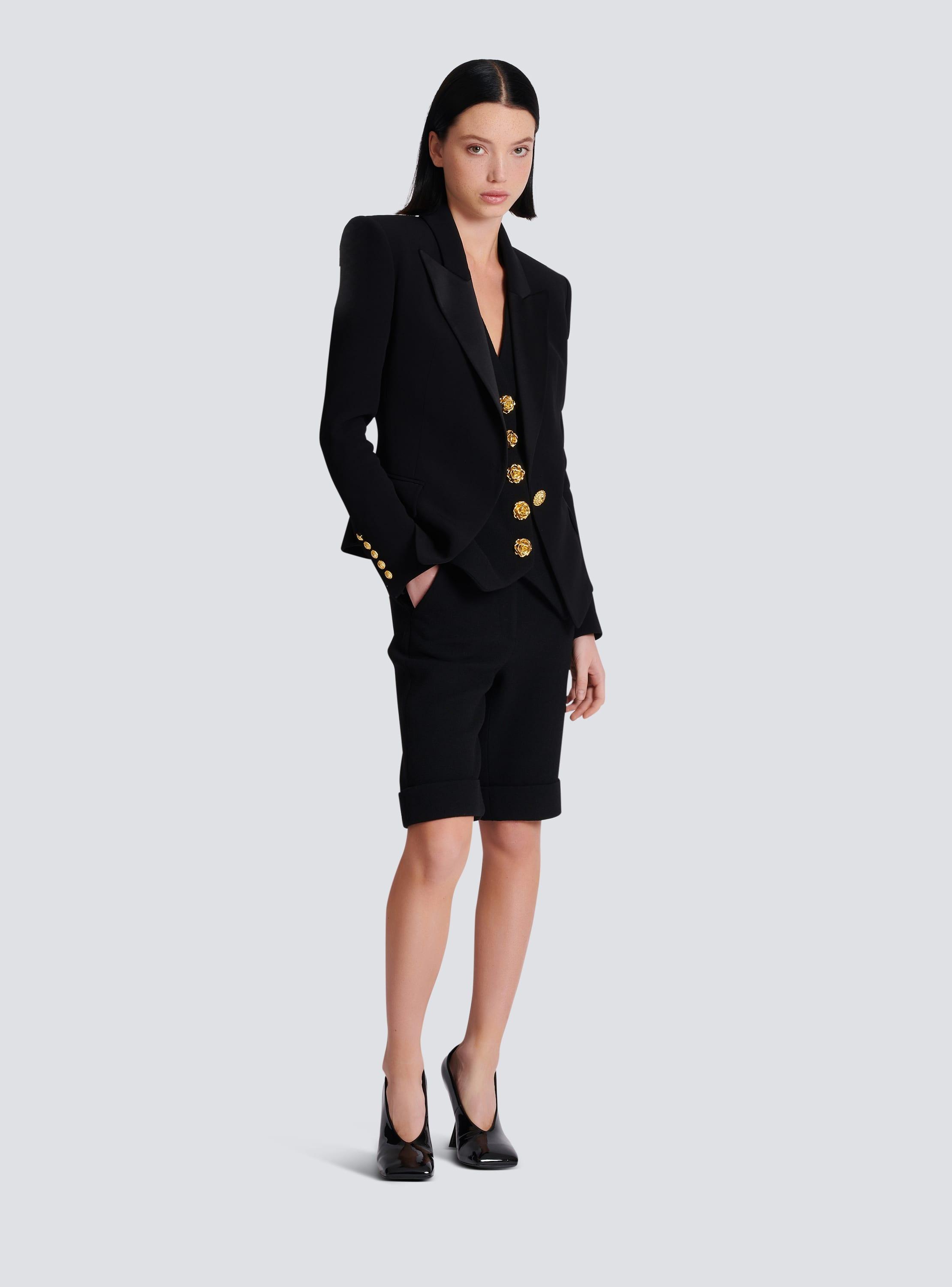 1-button crepe jacket Product Image