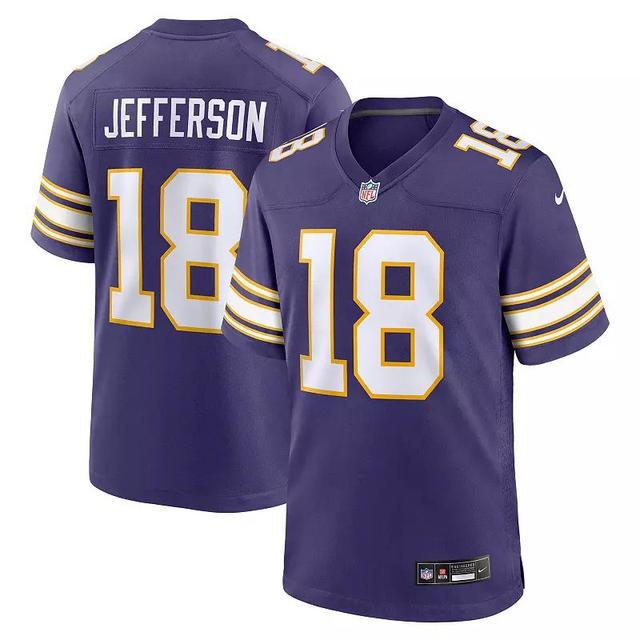 Mens Nike Justin Jefferson Minnesota Vikings Classic Player Game Jersey Product Image