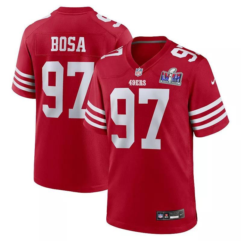 Mens Nike Nick Bosa Scarlet San Francisco 49ers Player Game Jersey Product Image