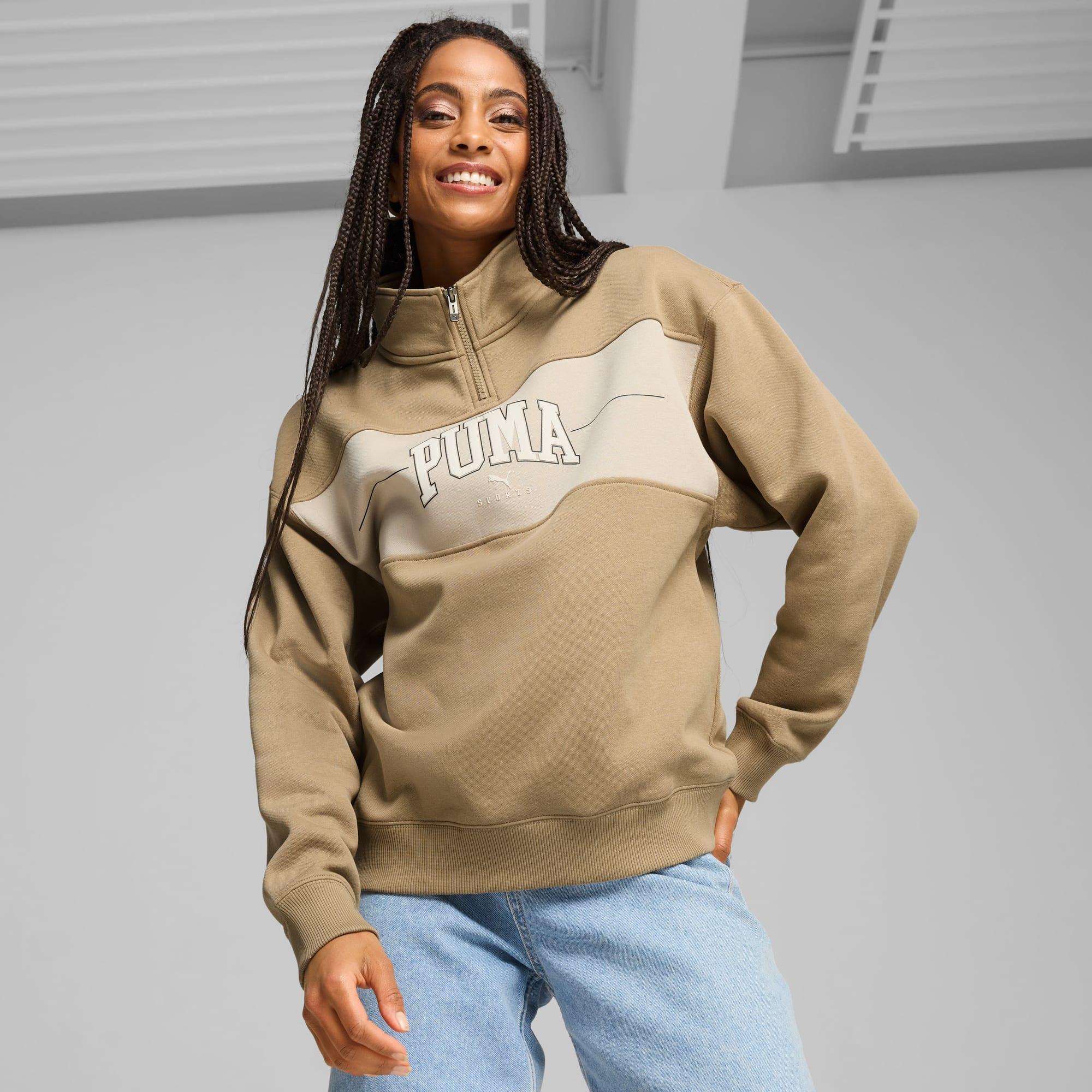 PUMA SQUAD Women's Quarter-Zip Pullover Product Image