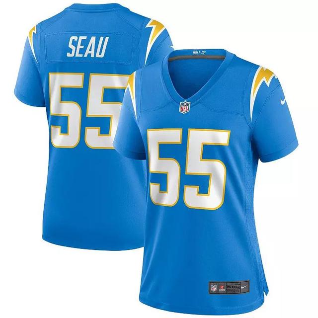 Womens Nike Junior Seau Powder Blue Los Angeles Chargers Game Retired Player Jersey Product Image