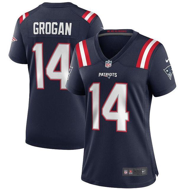 Womens Nike Steve Grogan New England Patriots Game Retired Player Jersey Blue Product Image