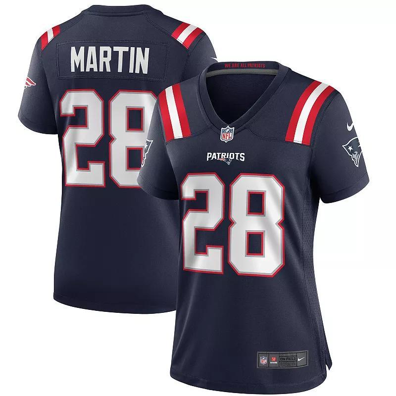 Womens Nike Curtis Martin New England Patriots Game Retired Player Jersey Blue Product Image