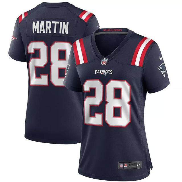 Womens Nike Curtis Martin New England Patriots Game Retired Player Jersey Blue Product Image