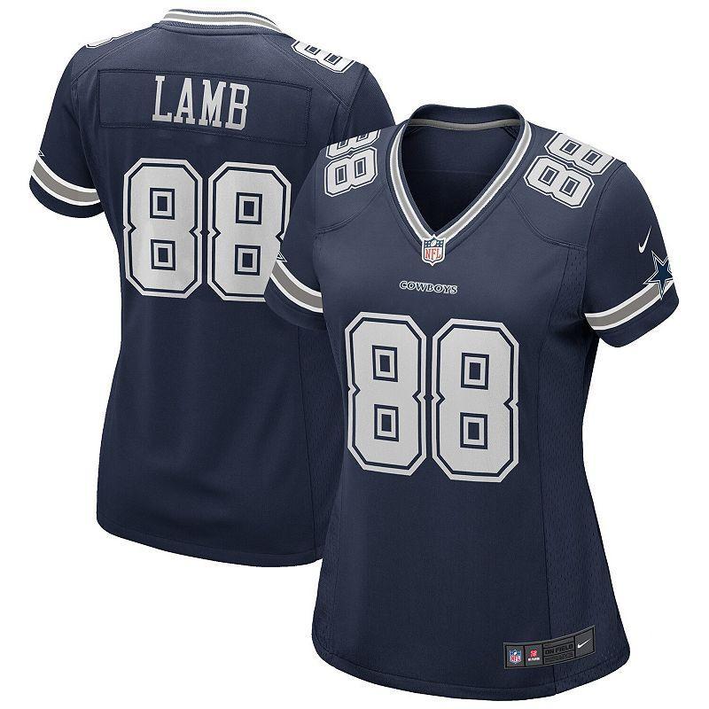 Womens Nike CeeDee Lamb Dallas Cowboys Game Jersey Blue Product Image