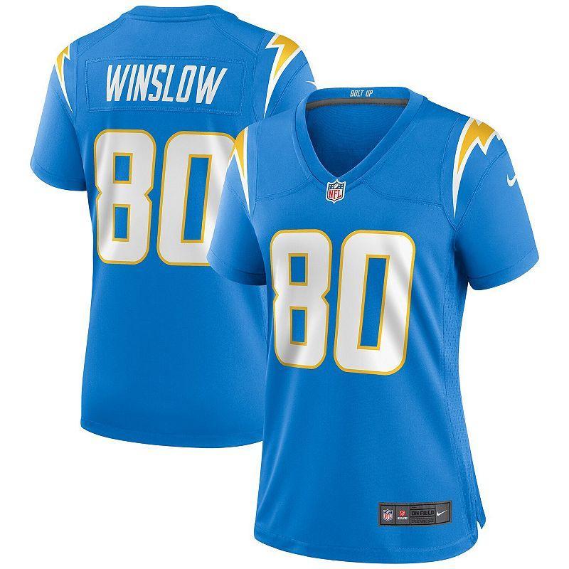 Womens Nike Kellen Winslow Powder Blue Los Angeles Chargers Game Retired Player Jersey Product Image