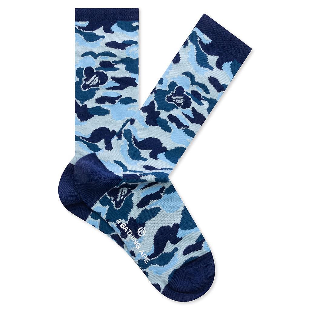 Abc Camo Jacquard Socks - Blue Male Product Image