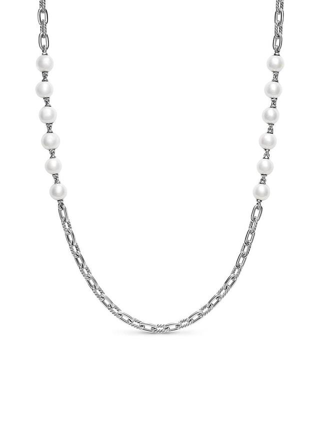 Mens DY Madison Chain Necklace in Sterling Silver Product Image